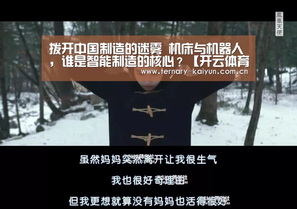 拨开中国制造的迷雾 机床与机器人,谁是智能制造的核心?【开云体育】(图4) 开云体育